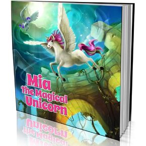 Personalized Storybook by Dinkleboo -The Magical Unicorn - for Kids Aged 0 to 8 Years Old - A Story About Your Son or Daughter Being a Unicorn who Lives high Above The Clouds! - Soft Cover (8"x 8")