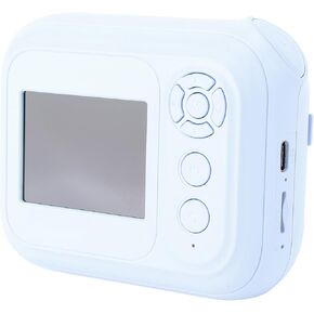 Zjchao Instant Print Digital Camera 48mp HD 1080p 6x Zoom Cute Fructant Camera مع وظائف لعبة MP3 لهدايا عيد الميلاد عيد الميلاد للأطفال البالغين (الأزرق)