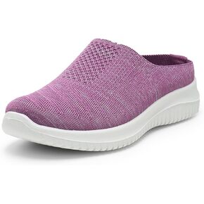 Alexis Leroy Women's Lightweight Breathable Mesh Slippers Anti-Slip Durable Indoor Outdoor Mule Slippers Casual Mesh Lazy Shoes