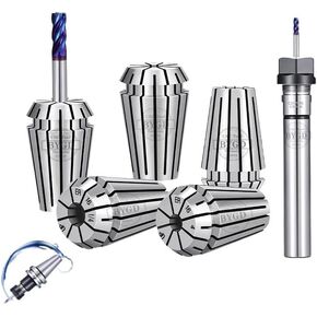 1pc High-precision ER16 ER Collet Chuck Set Matched With ER Series Extension Rod Tool Holder Bracket Tool Collet(0.005,ER16-10mm)