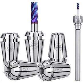 1PC ER11 ER COLLET Chuck SPRING Steel 0.003mm ، ER16 ER20 AA UP Rating Collet Chuck المستخدمة في قضيب امتداد حامل الأدوات (0.003 ، ER11-7MM)