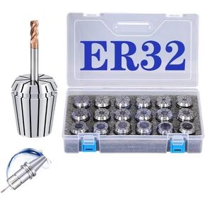 1pc High-precision ER32 Collet, ER32 ER Chuck Collet Set, Used For Tool Holder Bracket Tool Extension Rod(ER32-7.5mm)