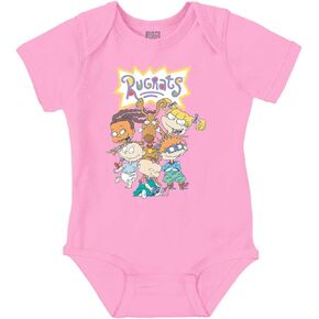 Brisco Brands Rugrats 90s Cartoon Characters Baby Romper Boys or Girls