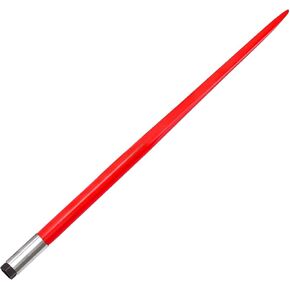 GAOMON Hay Spear 49" Bale Spear 4000 lbs Capacity, Quick Attach Square Hay Bale Spears, Hay Handing Equipment, Bale Hay Spike with Hex Nut & Sleeve for Kubota Bobcat Buckets Tractors Loaders