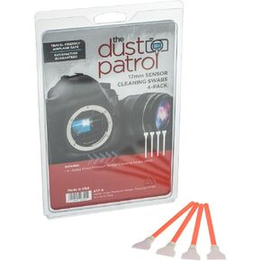 Alpha 17mm Sensor Cleaning Swabs (4pk) (Red)