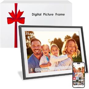 2025 pro Wifi Electronic Digital Picture Frame | 10.1 Inch HD 1280*800 IPS Touch Screen | 32GB Built-in and 128GB Expandable Storage |Unlimited Distance Share Photo/Video | Frameo Free App
