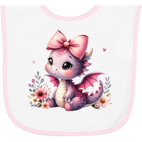 فتيات inktastic Baby Dragon Baby Terry Cloth Bib
