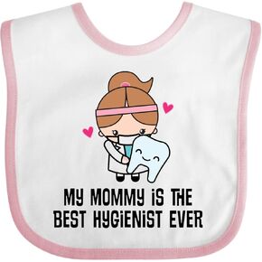 inktastic Best Hygienist Ever Mommy Baby Bib