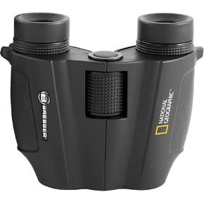 National Geographic 10x25 Compact Binoculars for Adults Kids for Birdwatching Sports Travel Outdoors Sightseeing