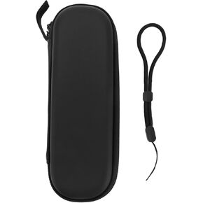 Action Camera Carrying Case, Shock Action Camera Storage Bag with Hand Rope for Travel (Black)