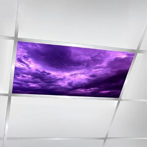 4 Pcs Fluorescent Light Covers for Ceiling Lights Kids hand drawn seamless pattern pink pastel rainbows Summer for baby Decorative Magnetic Classroom Light Filters 4x2 ft for Office Hospitals Home