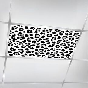 4 Pcs Fluorescent Light Covers for Ceiling Lights Rainbow pattern Baby Cloud rainbow texture Kids cartoon Decorative Magnetic Classroom Light Filters 4x2 ft for Office Hospitals Home