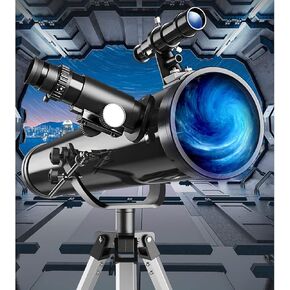 s for Astronomy,700mm Focal Length Astronomical Adjustable,Ideal for Beginners Kids and Adult with Tripod and Phone Holder