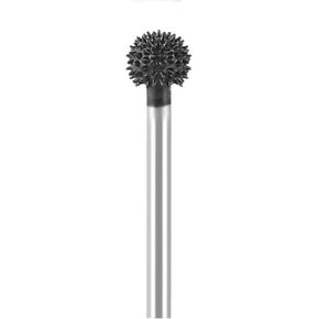 CAELUM 1 Pcs Flame Rotary Burr Kit, 1/8" Shaft, Very Coarse - Woodworking Attachment for Dremel, Foredom, DeWalt, Milwaukee Tools, Carving Burrs for Carving Engraving in Wood, Rubber, Plastic