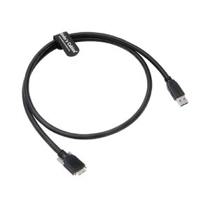 كابلات Alvin USB 3.0 إلى Micro-B ألياف ألياف-قابلية لبيتيكات لسان باسلر ACE كاميرا القفل Micro-B إلى النوع من النوع من أجل الكاميرا الصناعية 10M | 32.8 قدم