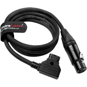 كابلات ألفين D-TAP إلى XLR 3 دبوس كابل الطاقة الإناث لـ Smallrig RC 120B ، ل NEEWER FS150B FS230 FS230B LED ضوء الفيديو ، 1M/39.4inches