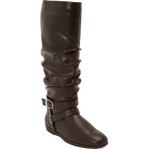Comfortview Women's Wide Width The Arya Wide Calf Boot