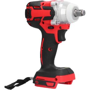 Impact Wrench, ABS Electric Impact Driver, Square Chuck Electric Brushless Cordless Driver, Cordless Impact Driver for Mechanical Maintenance