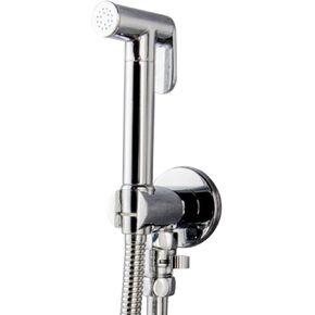 Toilet Sprayer for Cloth Diapers Handheld Bidet Sprayer Kit Bidet Attachment for Toilet Handheld Cold Water with Hose Brass Toilet Bidet Sprayer Set,Chrome,B(B)
