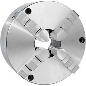 K22 Series 160mm Four-Jaw Self-Centering Lathe Chuck - Premium Steel Construction, Precision Centering & Easy Installation For CNC Machining, Mold Processing