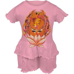 Grateful Dead - Phoenix Rising SYF Infant Romper Ruffle Dress 12 Months Pink