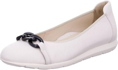 ARA Women's Ballet Flat, Cream, 7.5 in Kuwait