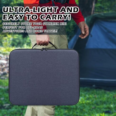 Case Light Ultra Light لـ Starlink Mini-حقيبة رابط نجم الكتف المقاومة للصدمات مع خيارات حمل مزدوجة | إكسسوارات مصغرة مثالية in Kuwait