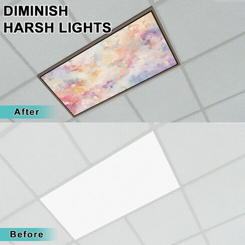 6 Pack Fluorescent Light Covers Children s World Map Travel Around World Play mat for Kids Baby Land Decorative Magnetic Ceiling Covers Light Shade Panel for Classroom Office 4 x 2 ft in Saudi Arabia