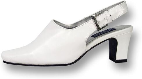 Peerage Zoe Women Wide Width Leather Slingback Nice Dress Pumps in Saudi Arabia
