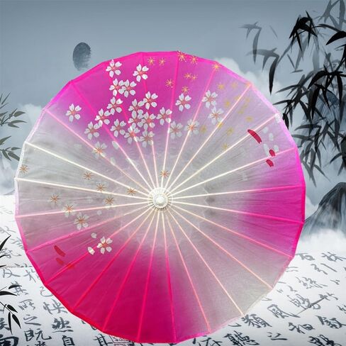 Chinese Printing Oil Paper Umbrella Decorative Crafts Parasol Umbrella for Wedding Parties, Photography, Costumes, Cosplay, Decoration in Saudi Arabia