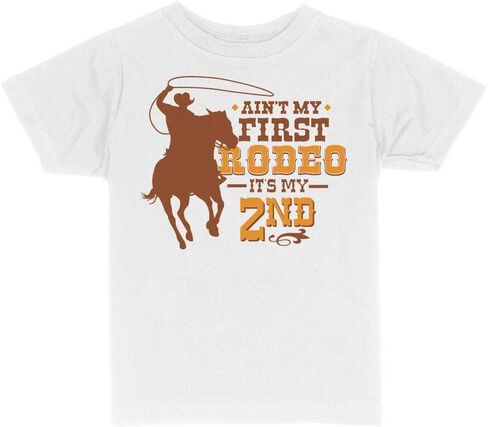 Aint My First Rodeo Toddler Kids T-Shirt in Saudi Arabia
