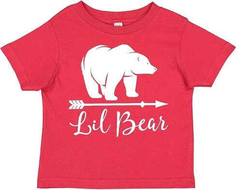 inktastic Lil Bear Boys Cute Baby Outfit Toddler T-Shirt in Saudi Arabia