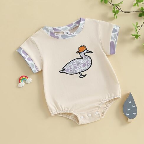 Muineobuka حديثي الولادة Baby Boy Bubble romper اطفان رسالة قصيرة الأكمام in Kuwait