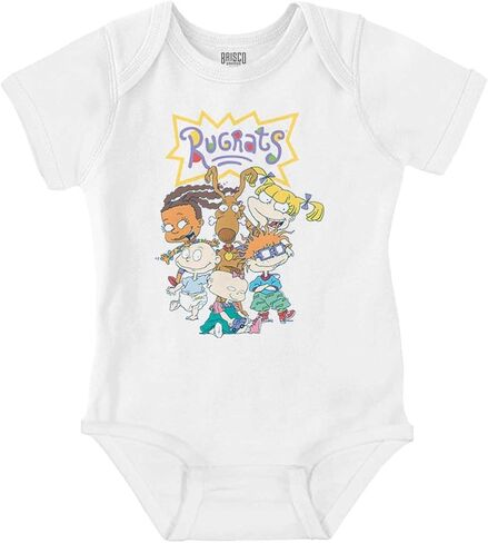 Brisco Brands Rugrats 90s Cartoon Characters Baby Romper Boys or Girls in Saudi Arabia
