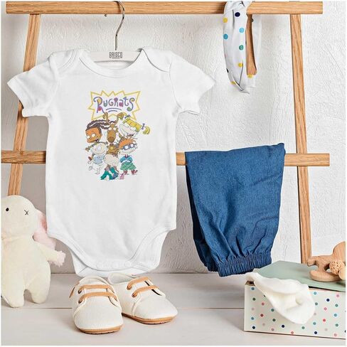 Brisco Brands Rugrats 90s Cartoon Characters Baby Romper Boys or Girls in Saudi Arabia