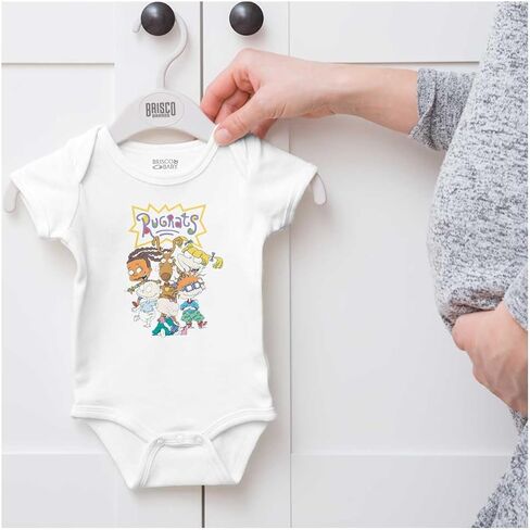 Brisco Brands Rugrats 90s Cartoon Characters Baby Romper Boys or Girls in Saudi Arabia
