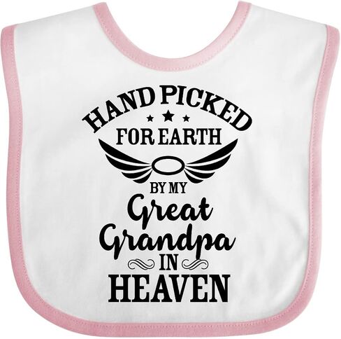 تم اختيار Inktastic Handpicted for Earth بواسطة جدي العظيم في Heaven Baby Bib in Kuwait
