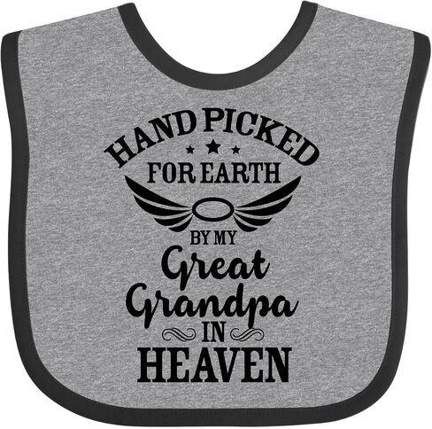 تم اختيار Inktastic Handpicted for Earth بواسطة جدي العظيم في Heaven Baby Bib in Saudi Arabia