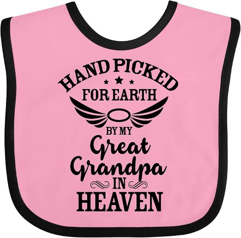 تم اختيار Inktastic Handpicted for Earth بواسطة جدي العظيم في Heaven Baby Bib in Kuwait