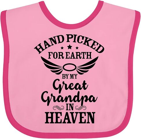 تم اختيار Inktastic Handpicted for Earth بواسطة جدي العظيم في Heaven Baby Bib in Kuwait