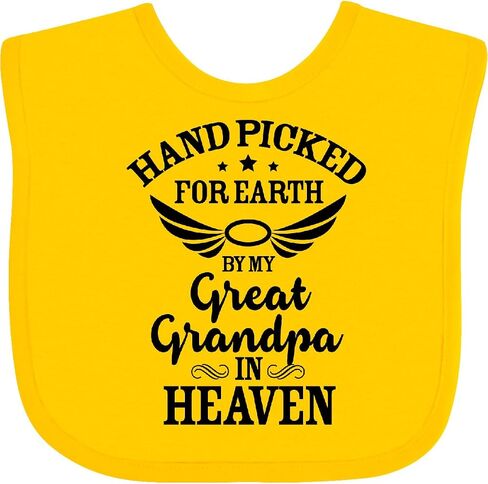 تم اختيار Inktastic Handpicted for Earth بواسطة جدي العظيم في Heaven Baby Bib in Kuwait