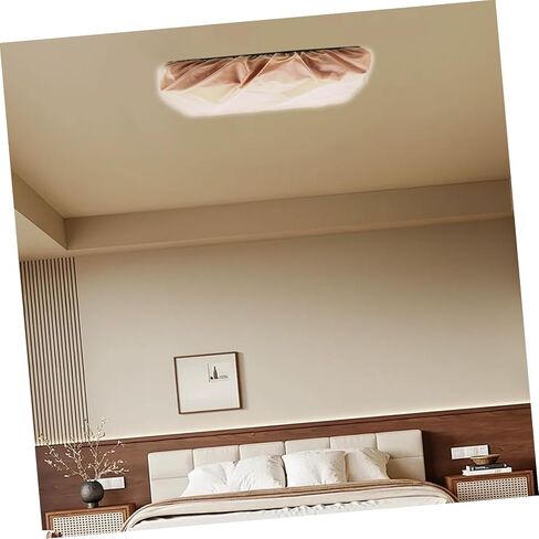 IMIKEYA Soft Fabric Lampshade for Rooms Eye Diffuser Cover Square Light Fixture Accessory Easy to Install Suitable for Pendant and Ceiling Lights in Saudi Arabia