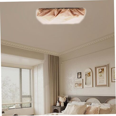 IMIKEYA Soft Fabric Lampshade for Rooms Eye Diffuser Cover Square Light Fixture Accessory Easy to Install Suitable for Pendant and Ceiling Lights in Saudi Arabia