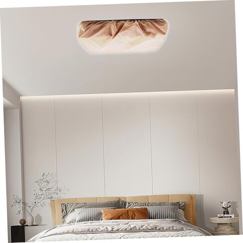 IMIKEYA Soft Fabric Lampshade for Rooms Eye Diffuser Cover Square Light Fixture Accessory Easy to Install Suitable for Pendant and Ceiling Lights in Saudi Arabia
