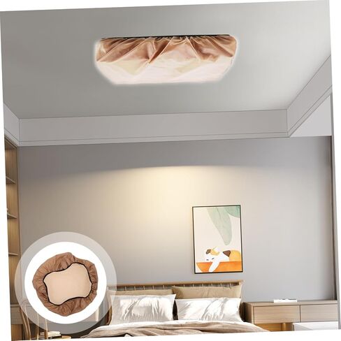 IMIKEYA Soft Fabric Lampshade for Rooms Eye Diffuser Cover Square Light Fixture Accessory Easy to Install Suitable for Pendant and Ceiling Lights in Saudi Arabia