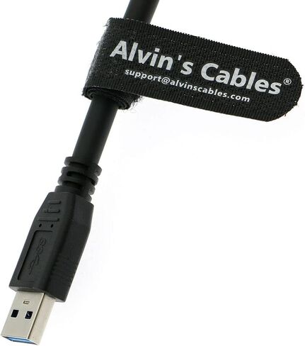 كابلات Alvin USB 3.0 إلى Micro-B ألياف ألياف-قابلية لبيتيكات لسان باسلر ACE كاميرا القفل Micro-B إلى النوع من النوع من أجل الكاميرا الصناعية 10M | 32.8 قدم in Kuwait