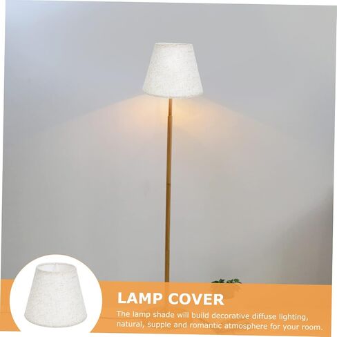 Mipcase Elegant Fabric Lamp Shade Pvc Drum Lamp Shade Cover Fabric for Decor for Home in Saudi Arabia