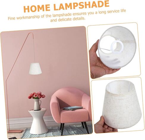 Mipcase Elegant Fabric Lamp Shade Pvc Drum Lamp Shade Cover Fabric for Decor for Home in Saudi Arabia
