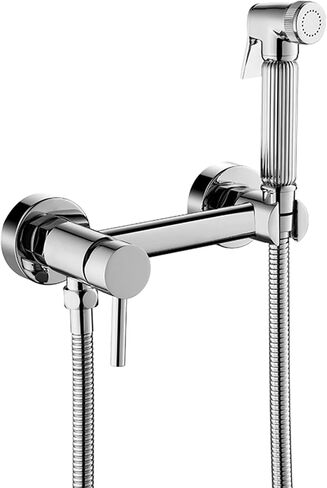 بخاخ النحاس النحاس المحمول باليد براش رشيق حفاضات القماش المحمولة للماء الساخن والبارد portablefaucet غسل الأنثى سهل التثبيت ، رمادي (GRIS) in Kuwait