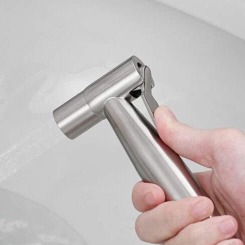 HandheldSprayer Wall Supercharge Cloth Diaper Sprayer Kit Stainless SteelSprayer for Toilet Spray Attachment with Hose for Feminine Wash,Brushed(Brushed) in Saudi Arabia